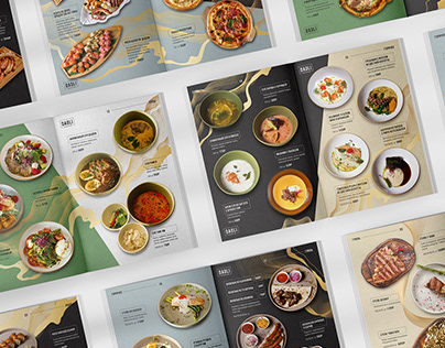 Дизайн меню для ресторана | Restaurant menu design a4