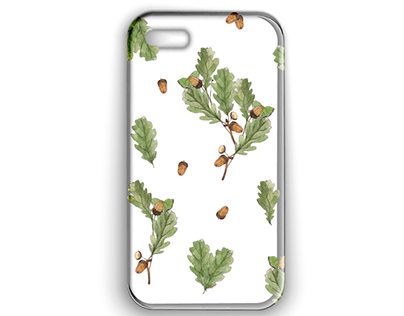 Oak leaves phone case