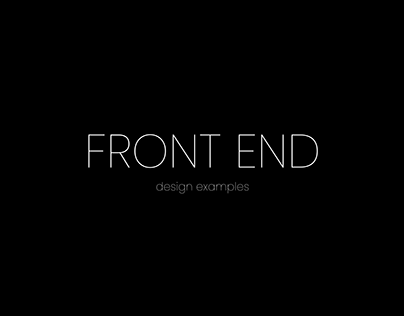 FRONT END