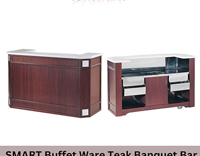 Buy Smart Buffet Ware Teak Banquet Bar Trolley Today!