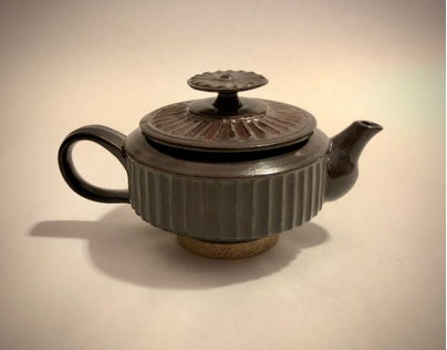 Wheel-thrown Stoneware Yixing Style Teapot
