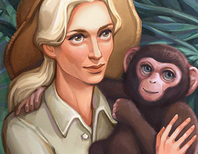 Jane Goodall | Illustration