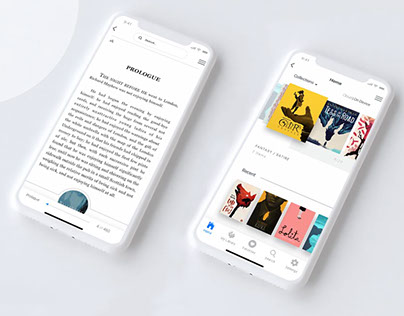 Reader App concept - UX/UI Design