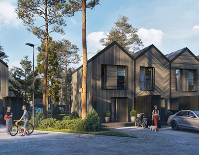 Neeme forest townhouses' 3D