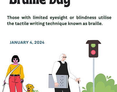 January 4th is World Braille Day.