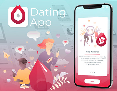 GARNETZ Dating App UI/UX (new generation application)