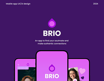 Brio | UX/UI design | Mobile APP