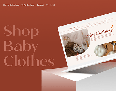 Concept e-commerce shop "Baby Clothes"