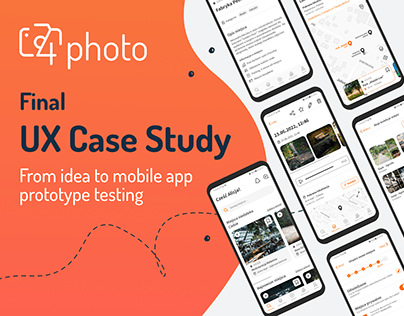 Project thumbnail - 4photo | UX Case Study | Mobile App for Photographers