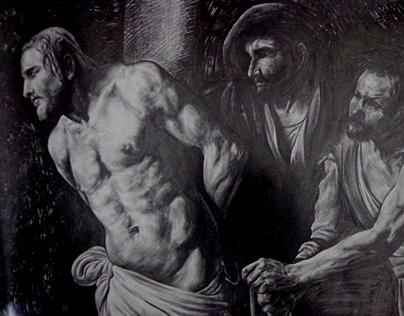 Charcoal Drawings from Caravaggio, El Greco