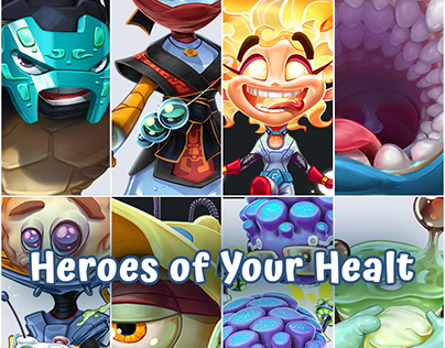 Characters for Heroes of Your Healt