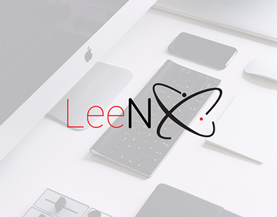 LeeNX logo design