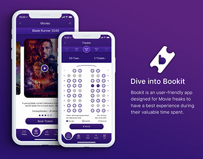 Bookit - Movie ticket booking app