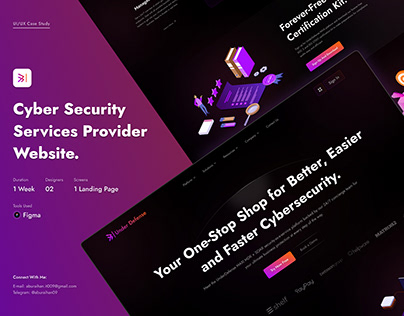Cyber Security Services Provider website.