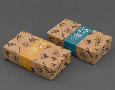 Sincere Co. Egg Rolls Packaging Design / 新四海蛋捲包裝設計