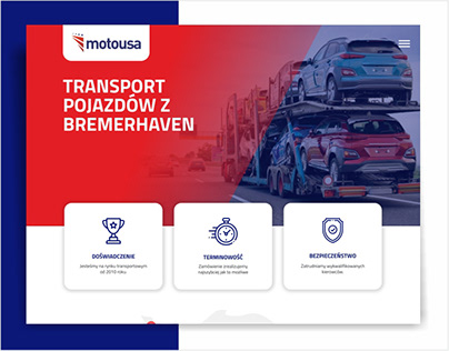 Transport company website