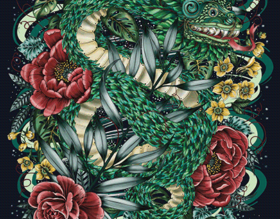 Quetzalcóatl Illustration