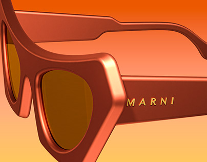 MARNI Devil's Pool Glasses - 3d Product visualisation
