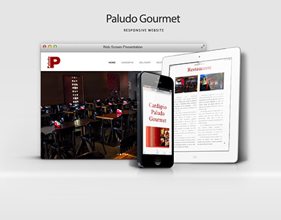 Responsive website - Paludo Gourmet