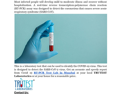 Best RT-PCR Test Lab in Mumbai