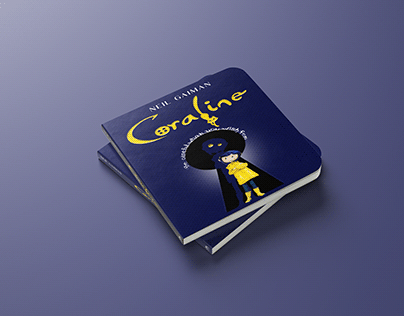Project thumbnail - Coraline Book Cover Design