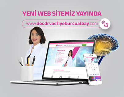 Doç. Dr. Vasviye Burcu ALBAY web sitesi tasarımı