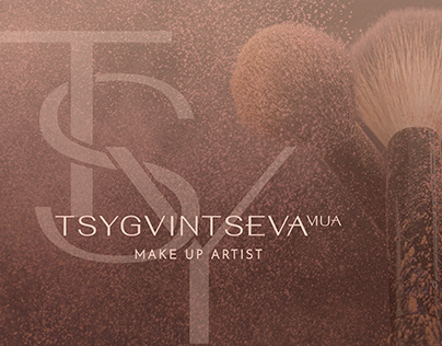 TSY MUA | Логотип и фирменный стиль для визажиста