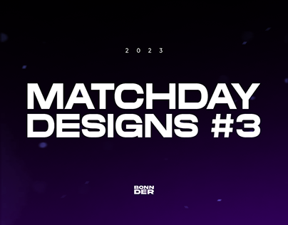 OFFICIAL MATCHDAY DESIGNS #3