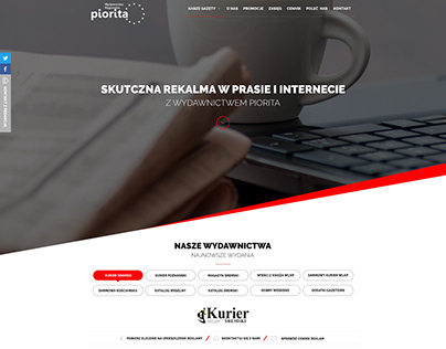 Projekt strony internetowej gazetydarmowe.pl