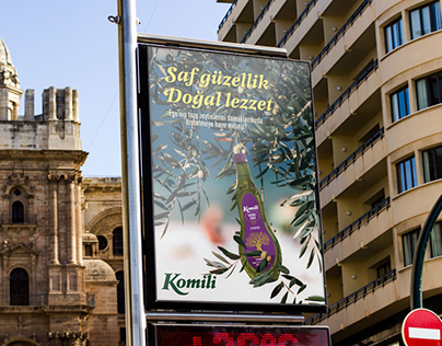 Komili ‘Natürel Sızma Zeytinyağı’ Street Poster