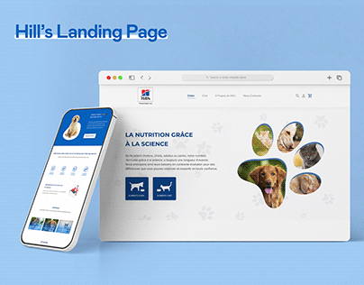 Hill's Pet Nutrition Landing Page Redesign