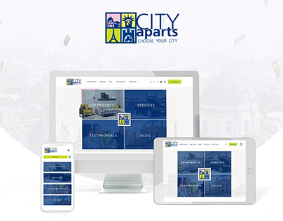 City Apartments Website design