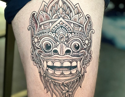 Barong Tattoo in Bali