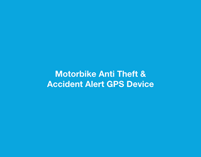 Motorbike Anti Theft & Accident Alert GPS Device