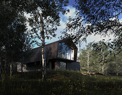 Renders inpired by Le Littoral Charlevoix Chalets