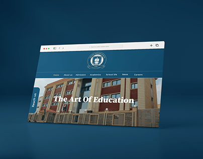 SCHOOL WEBSITE UI/UX design