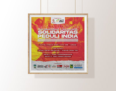 Aksi Solidaritas Peduli India Poster