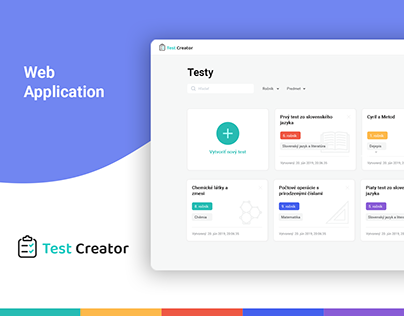 Web Application for exams- UI/UX