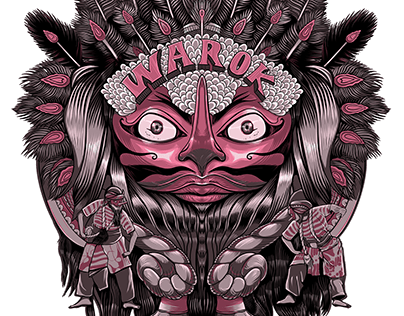 T SHIRT DESIGN (Warok Traditional Culture of Indonesia)