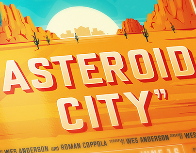 ASTEROID CITY Poster Art