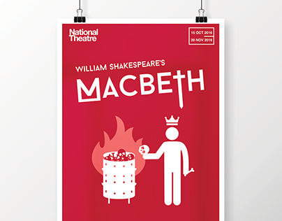 Shakespeare's Macbeth Production Play Advertising