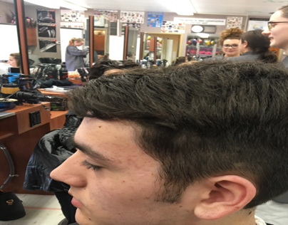 Clipper Cut with Scissors on Top