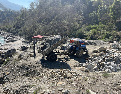 Destruction in Himalayan