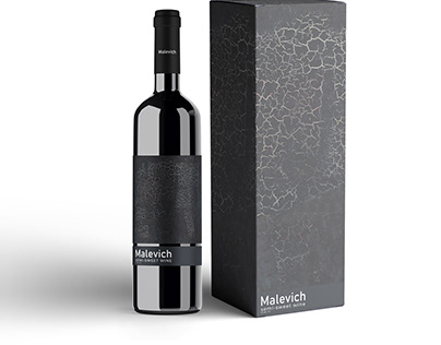 Packaging design for Malevich Wine