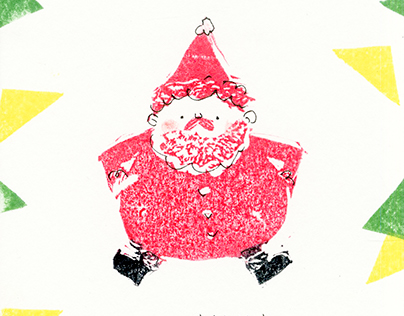 Christmas Lino Print Cards