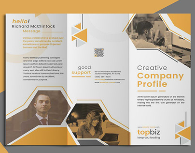 Business Tri-fold Brochure Design | Tri fold Flyer