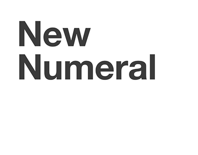 Designing New Numerals
