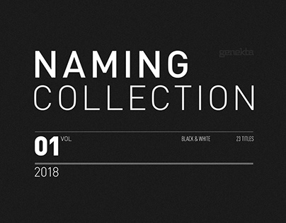 Naming collection. Vol. 1