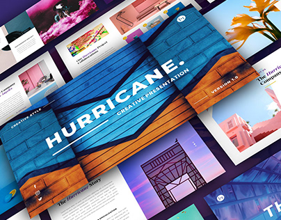 Hurricane- Creative Presentation Template