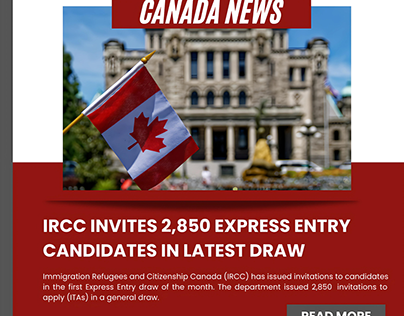 IRCC invites 2,850 Express Entry candidates in latest